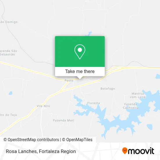 Rosa Lanches map