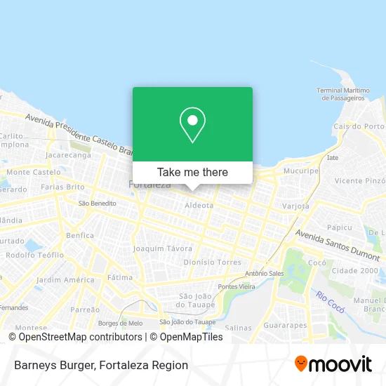 Barneys Burger map