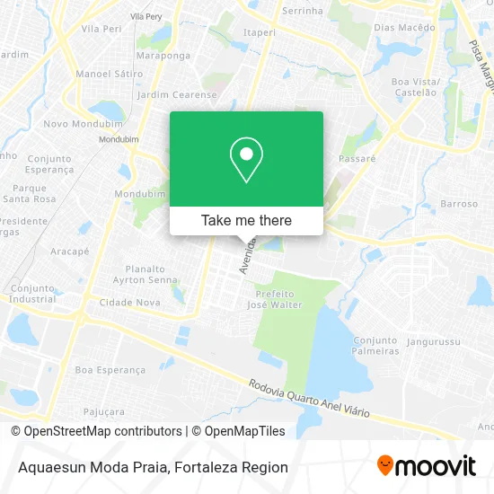 Aquaesun Moda Praia map