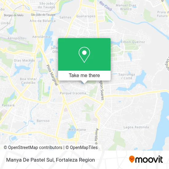 Manya De Pastel Sul map