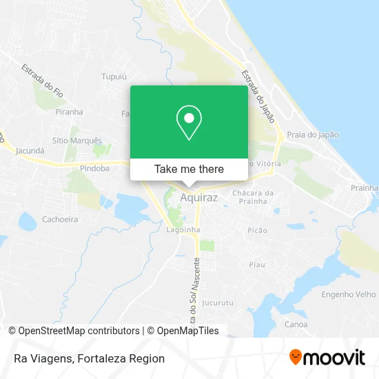 Ra Viagens map