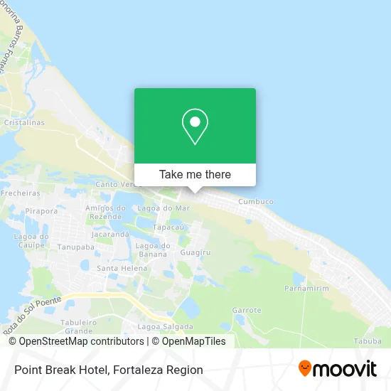 Point Break Hotel map