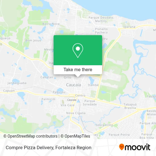 Compre Pizza Delivery map