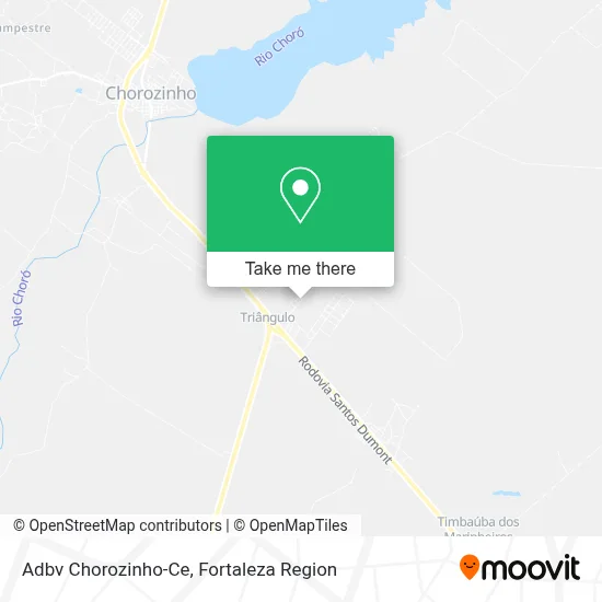 Adbv Chorozinho-Ce map