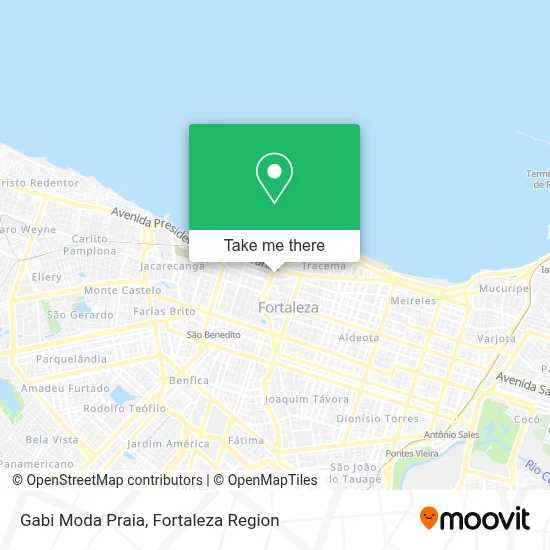 Gabi Moda Praia map
