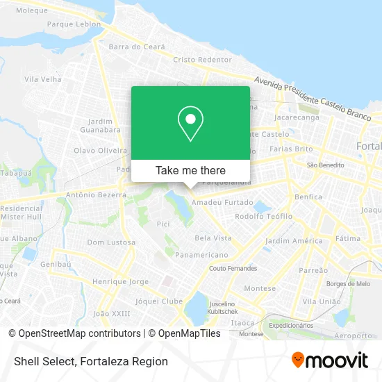 Shell Select map