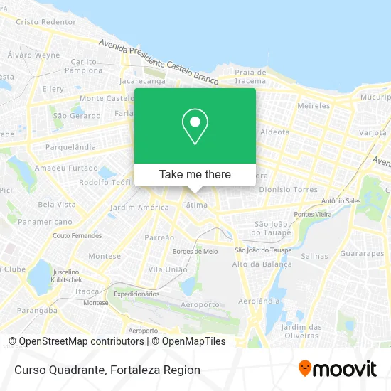 Curso Quadrante map