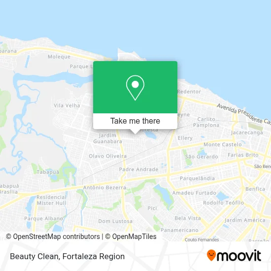 Beauty Clean map