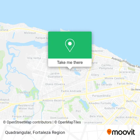 Quadrangular map
