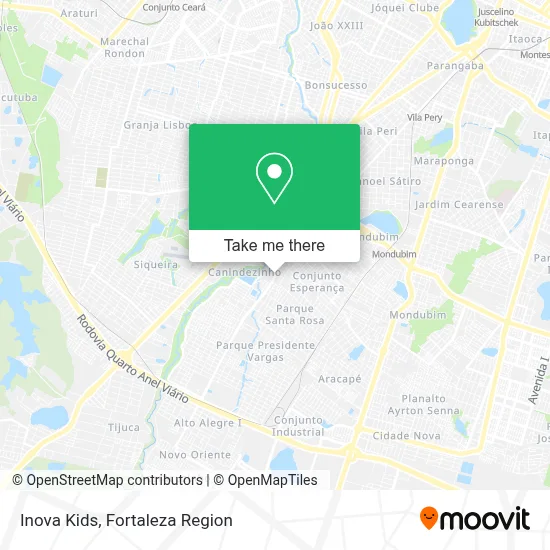 Inova Kids map