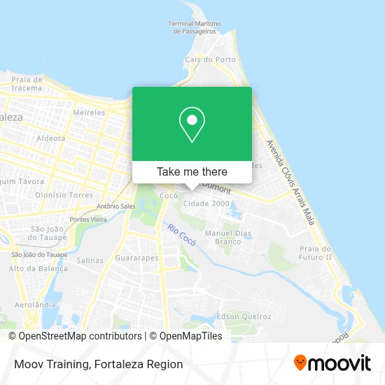 Moov Training map
