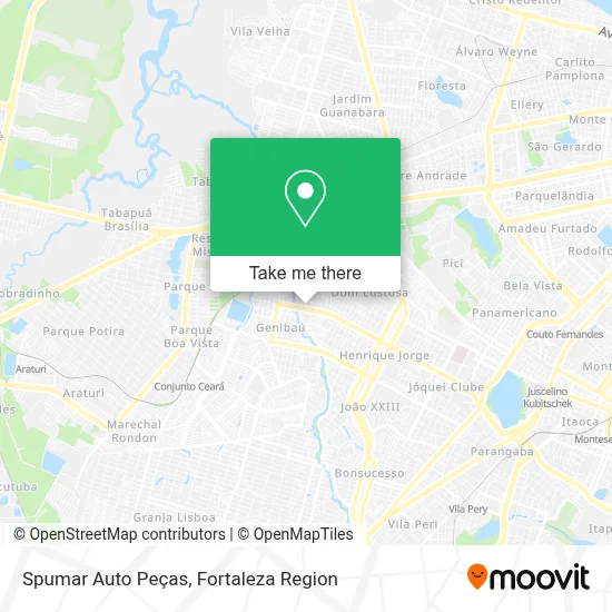 Spumar Auto Peças map