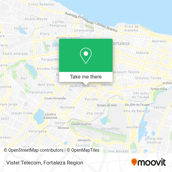 Vistel Telecom map
