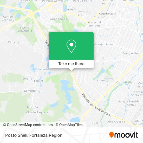 Posto Shell map