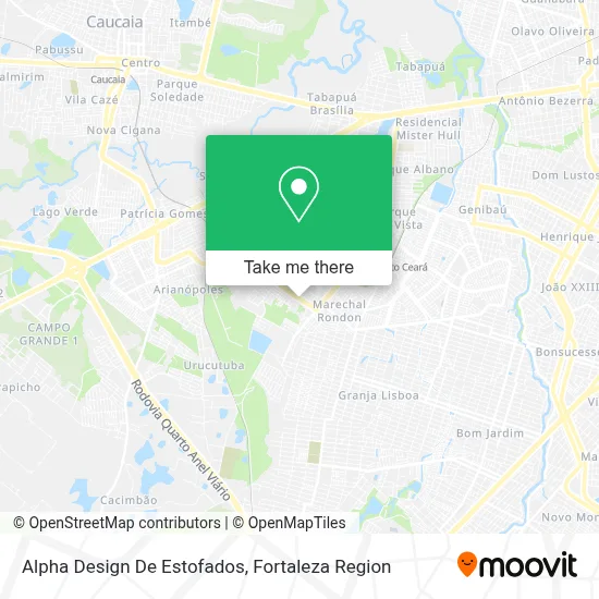 Alpha Design De Estofados map