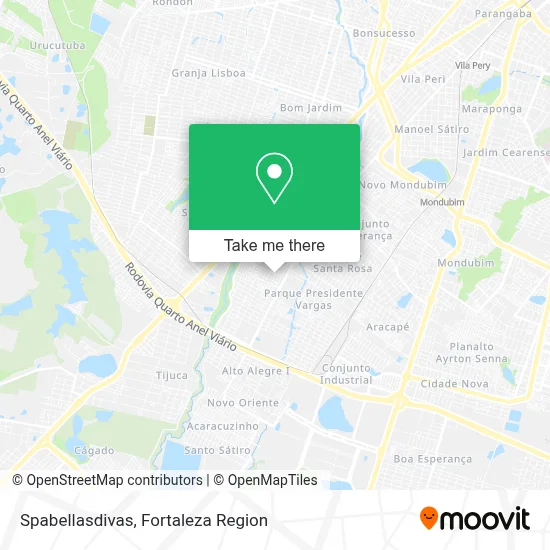 Spabellasdivas map