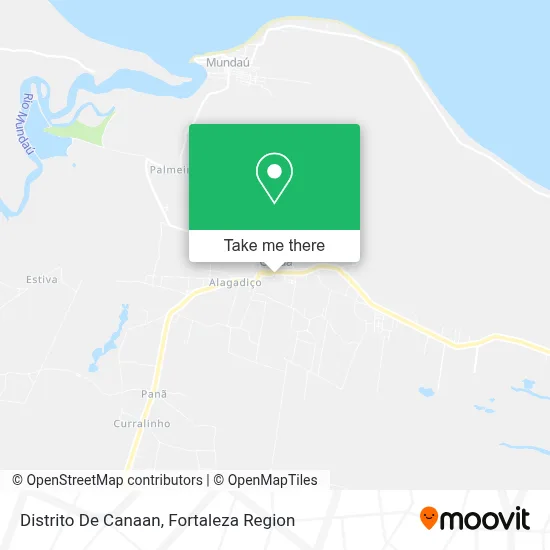 Distrito De Canaan map