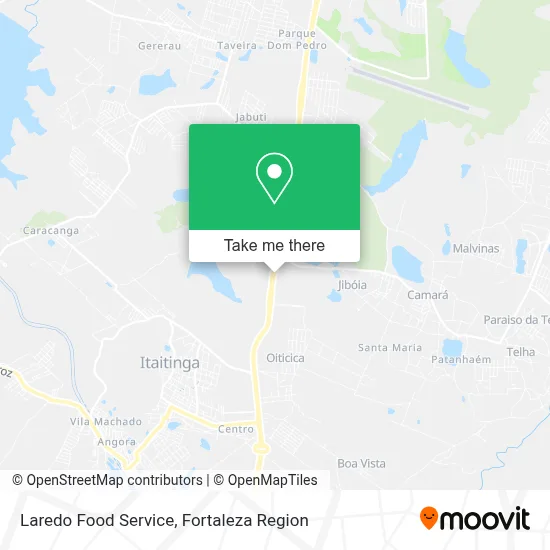 Laredo Food Service map