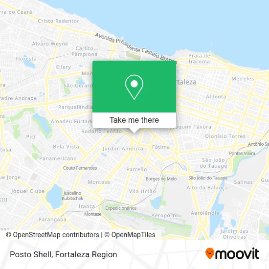 Posto Shell map