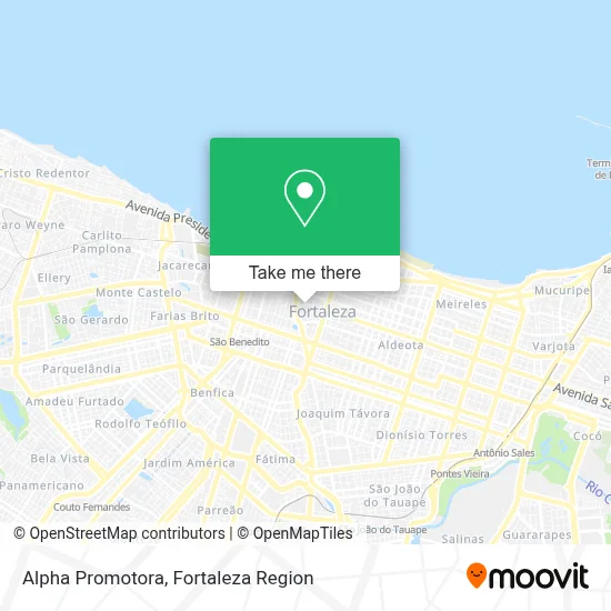 Alpha Promotora map