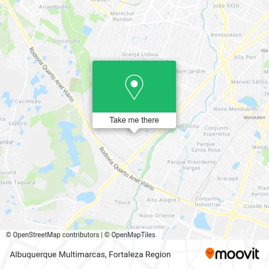 Albuquerque Multimarcas map