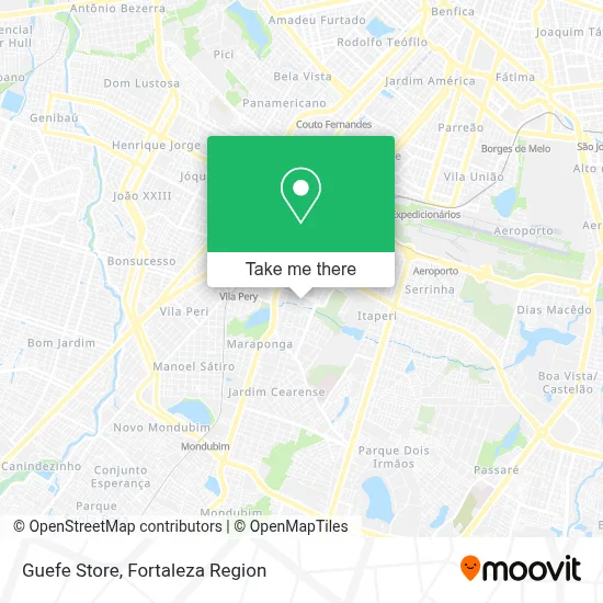 Guefe Store map