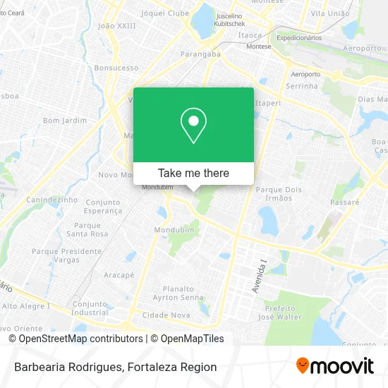 Barbearia Rodrigues map
