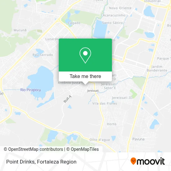 Point Drinks map