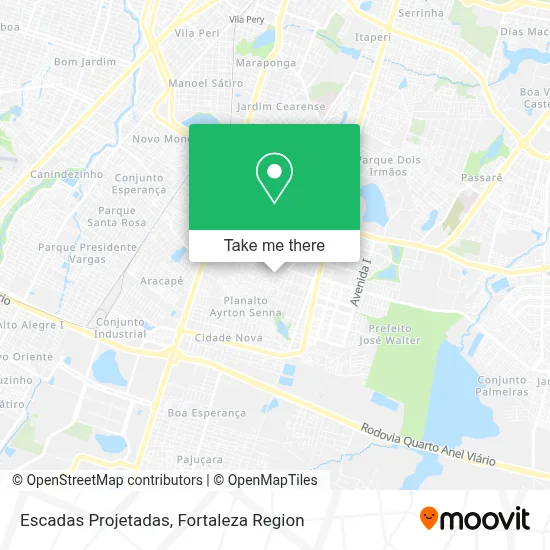 Escadas Projetadas map