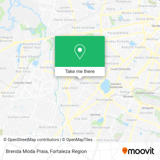 Brenda Moda Praia map