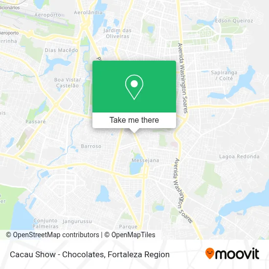 Cacau Show - Chocolates map