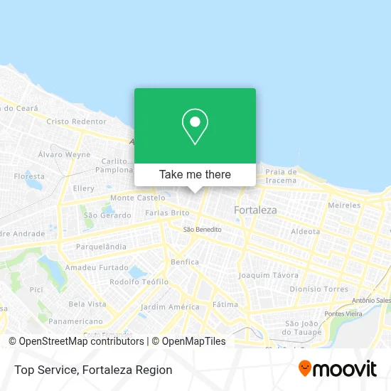 Top Service map