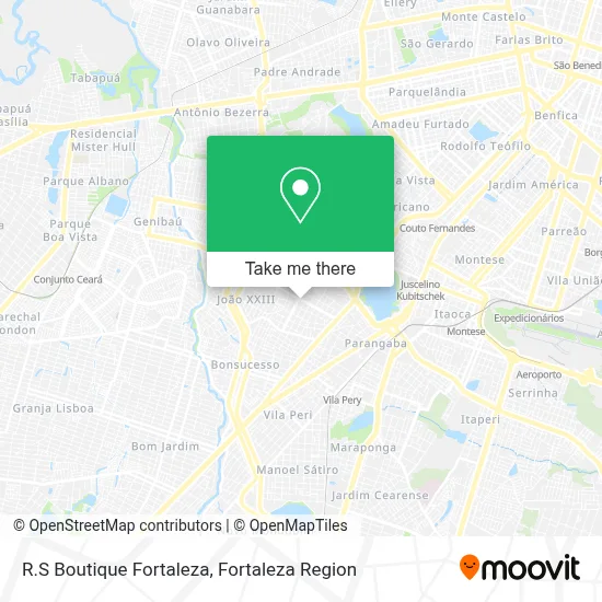 R.S Boutique Fortaleza map