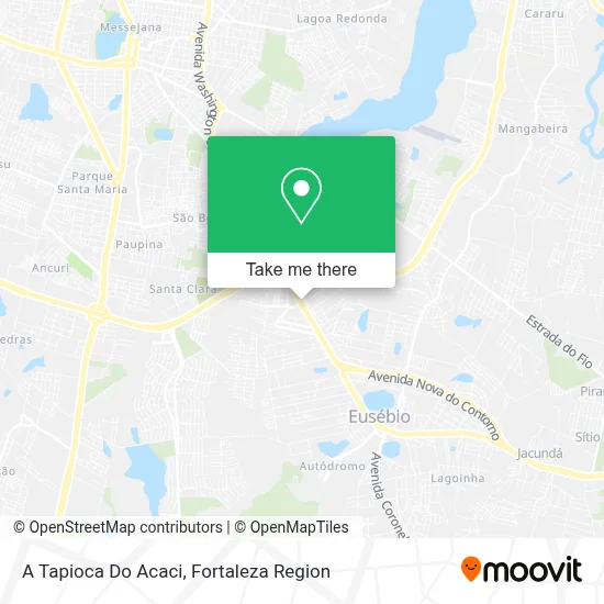 A Tapioca Do Acaci map