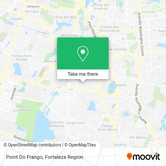 Point Do Frango map
