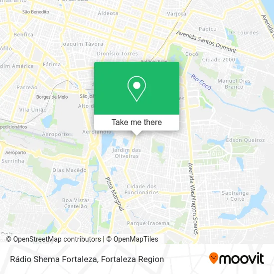 Rádio Shema Fortaleza map