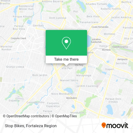 Stop Bikes map