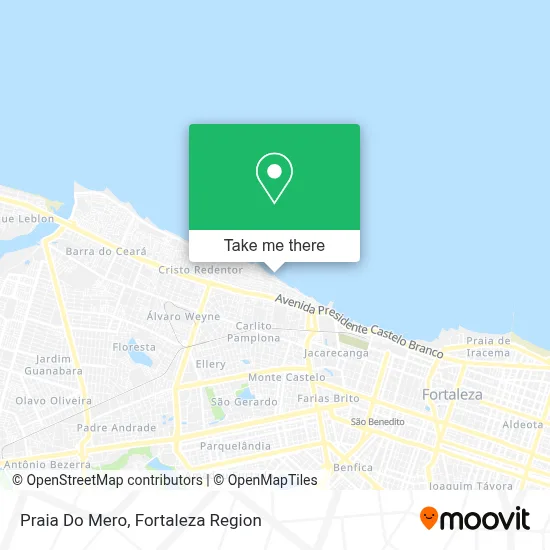Praia Do Mero map