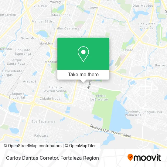 Carlos Dantas Corretor map