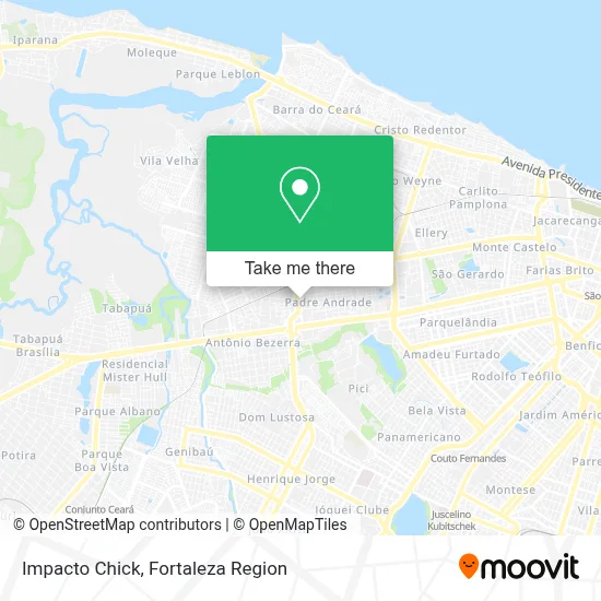 Impacto Chick map