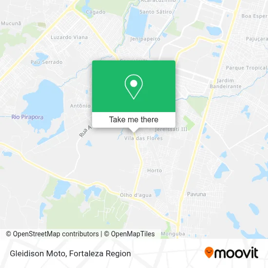 Gleidison Moto map