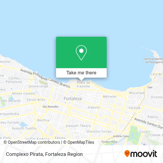 Complexo Pirata map