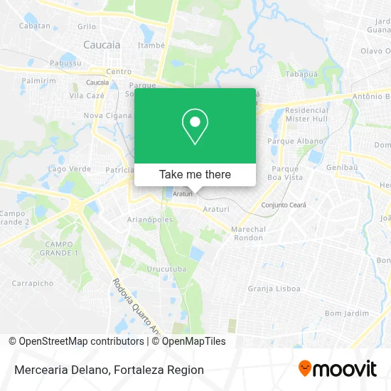 Mercearia Delano map