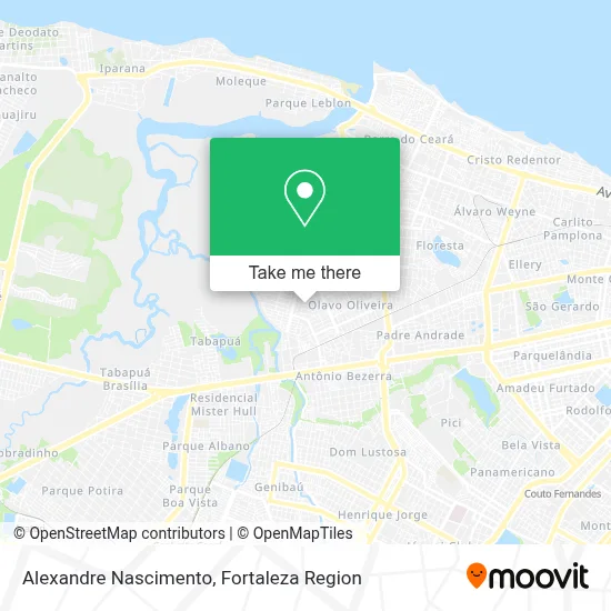 Alexandre Nascimento map