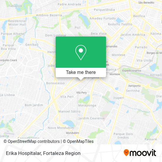 Erika Hospitalar map