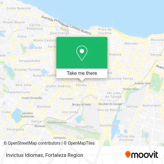 Invictus Idiomas map