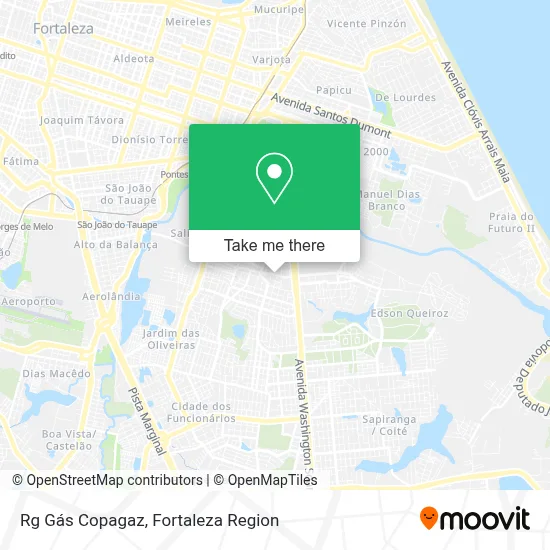 Rg Gás Copagaz map