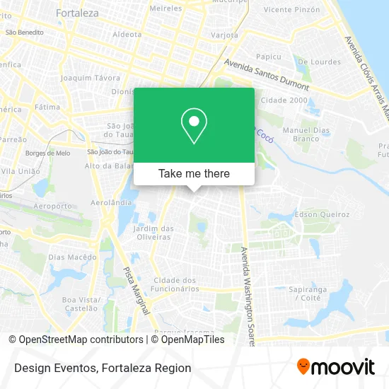 Design Eventos map