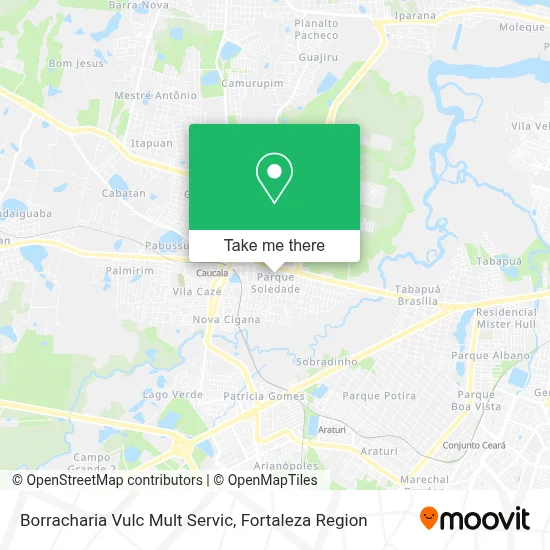 Borracharia Vulc Mult Servic map