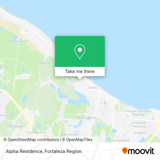 Alpha Residence map